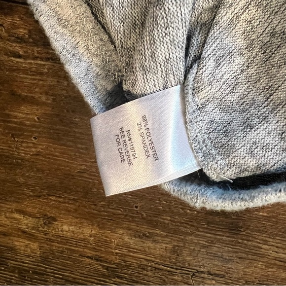 One World Fall Sweater Women XL Gray Knit Pumpkin Flower Long Sleeve Pullover - Picture 4 of 4